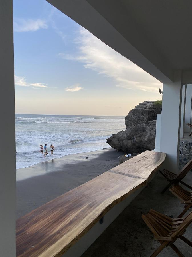 Готель Laola Surf Camp El Sunzal Ла-Лібертад Екстер'єр фото