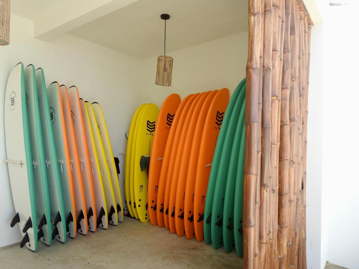 Готель Laola Surf Camp El Sunzal Ла-Лібертад Екстер'єр фото