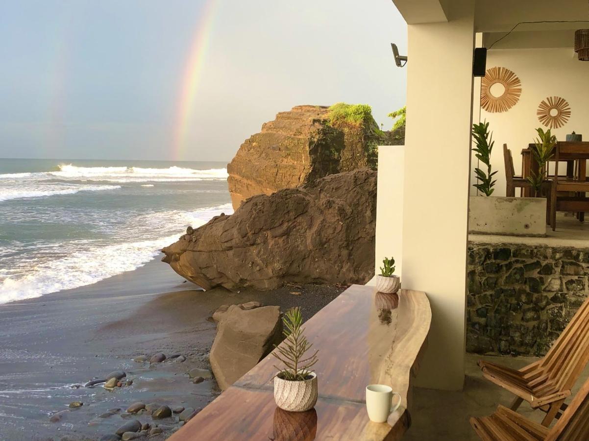Готель Laola Surf Camp El Sunzal Ла-Лібертад Екстер'єр фото